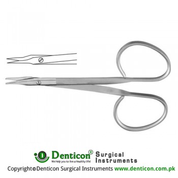 Stevens Ribbon Tenotomy Scissor Straight - Flat Shanks - Sharp , 10 cm - 4"